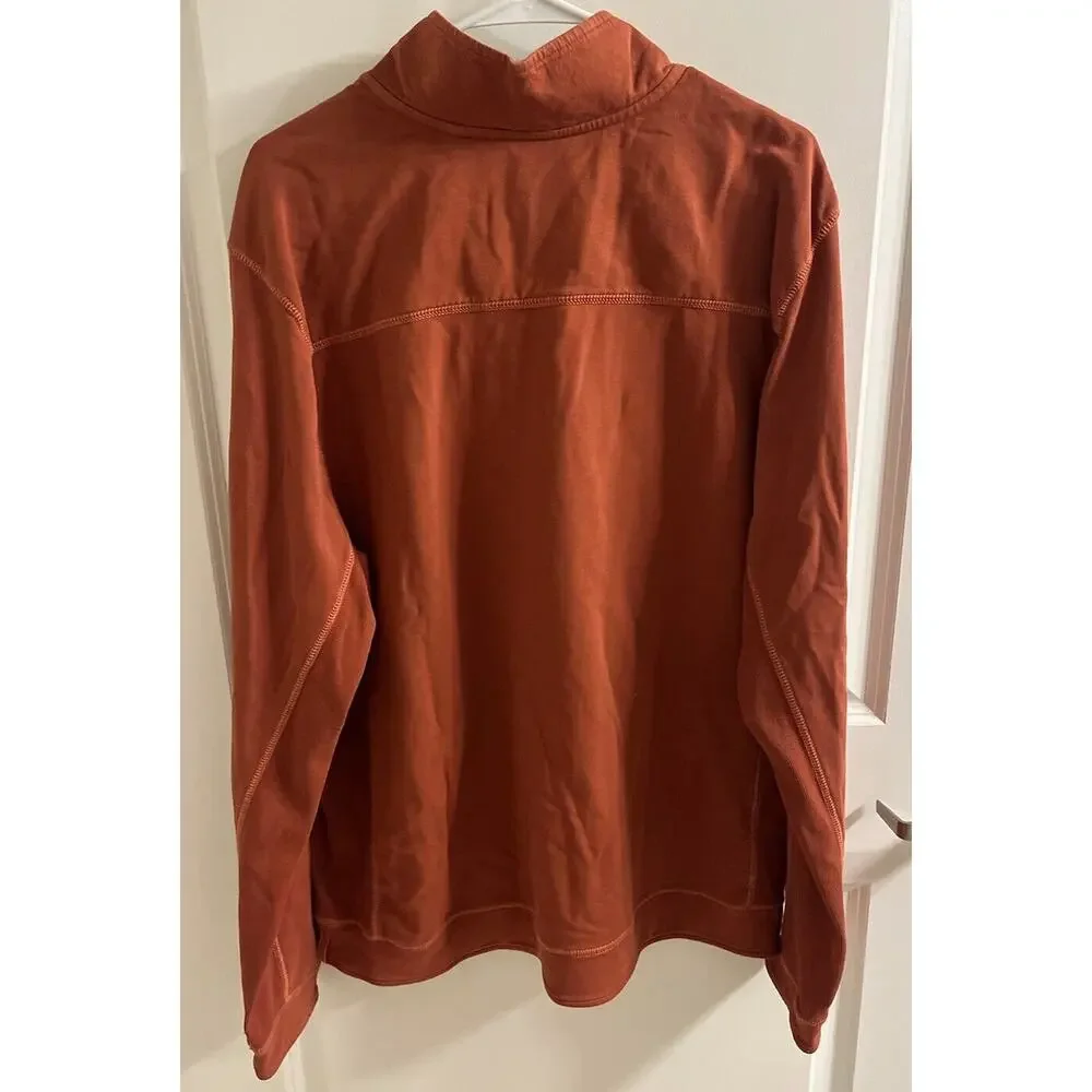 Tommy Bahama Sweater Mens XL Quarter Zip Long Sleeve Pullover Sweatshirt‎